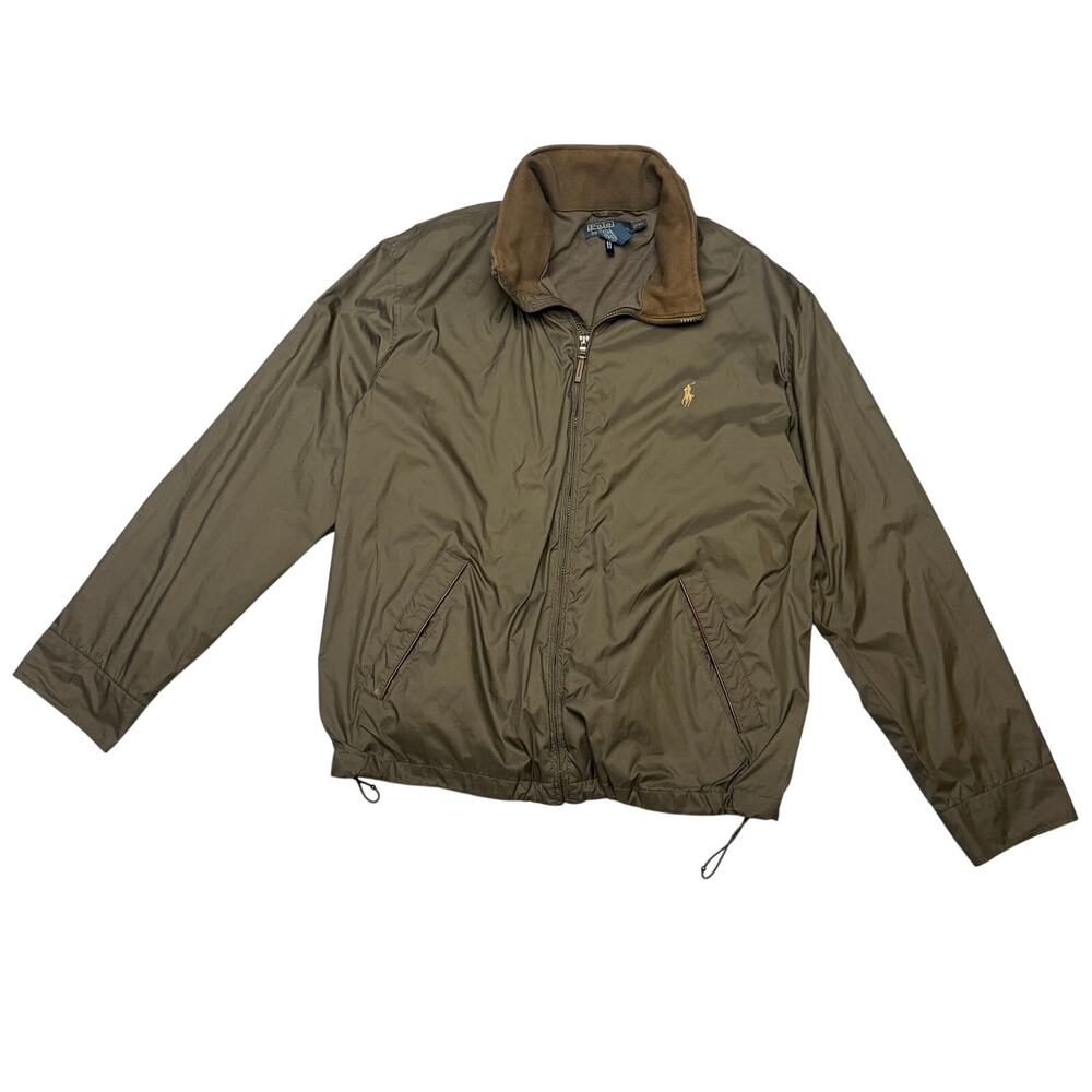 Vintage 90s Polo Ralph Lauren Perry Jacket Men's XL Hidden Hood Quiet Luxury